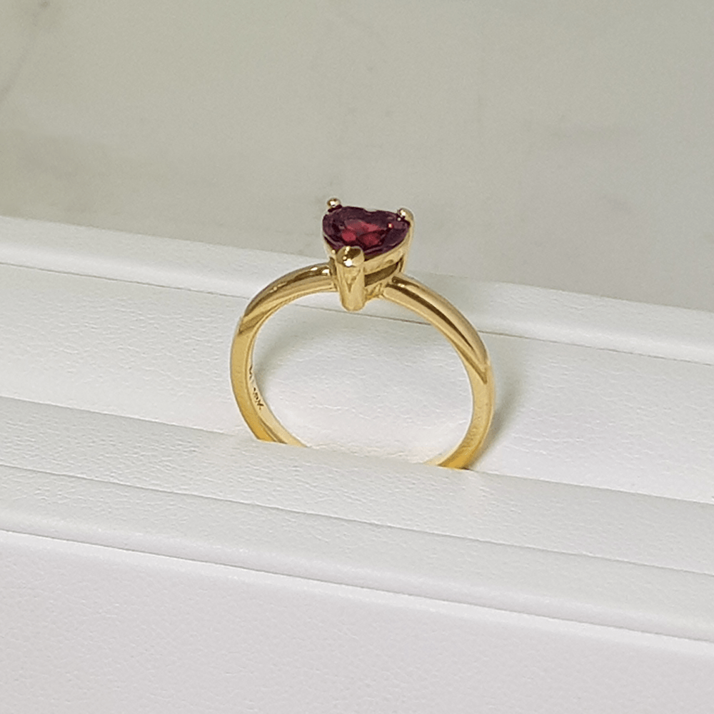 Sortija Rodolita Corazón