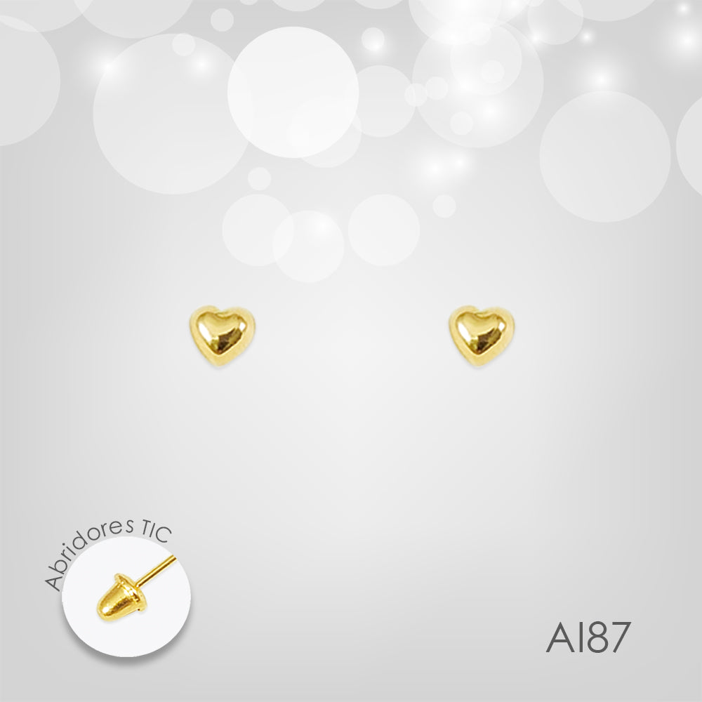 Arete Abridor - Corazón Bombita