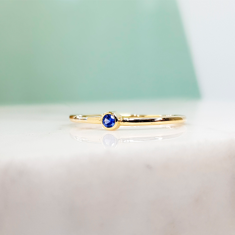 Anillo Chispa mini 18k.