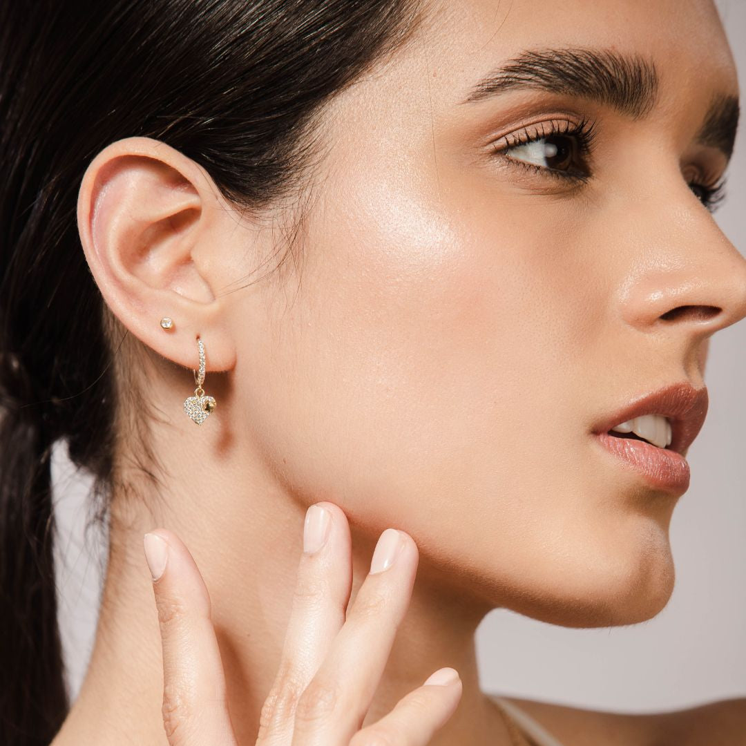 Argolla Strass Corazón