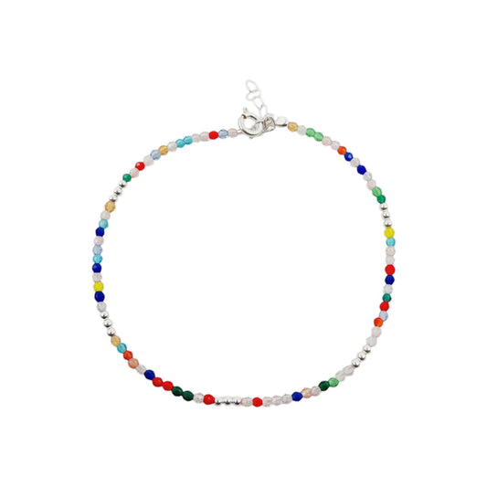 Pulsera cristales colores